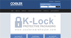 Desktop Screenshot of coolerwarehouse.com